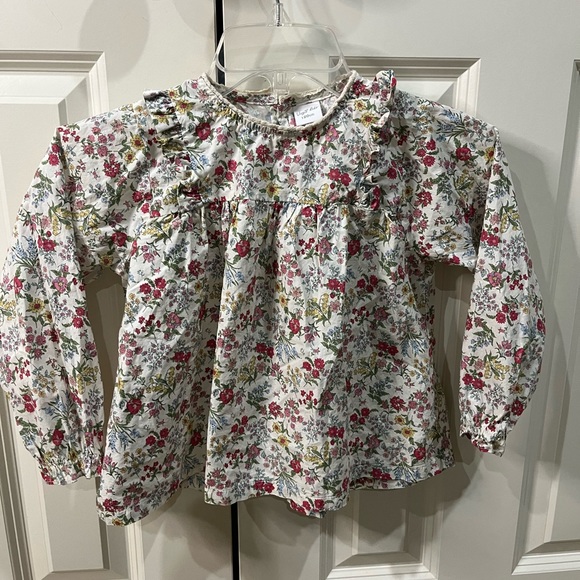 Kids Virgil kids brand long sleeve floral print shirt - Picture 2 of 4